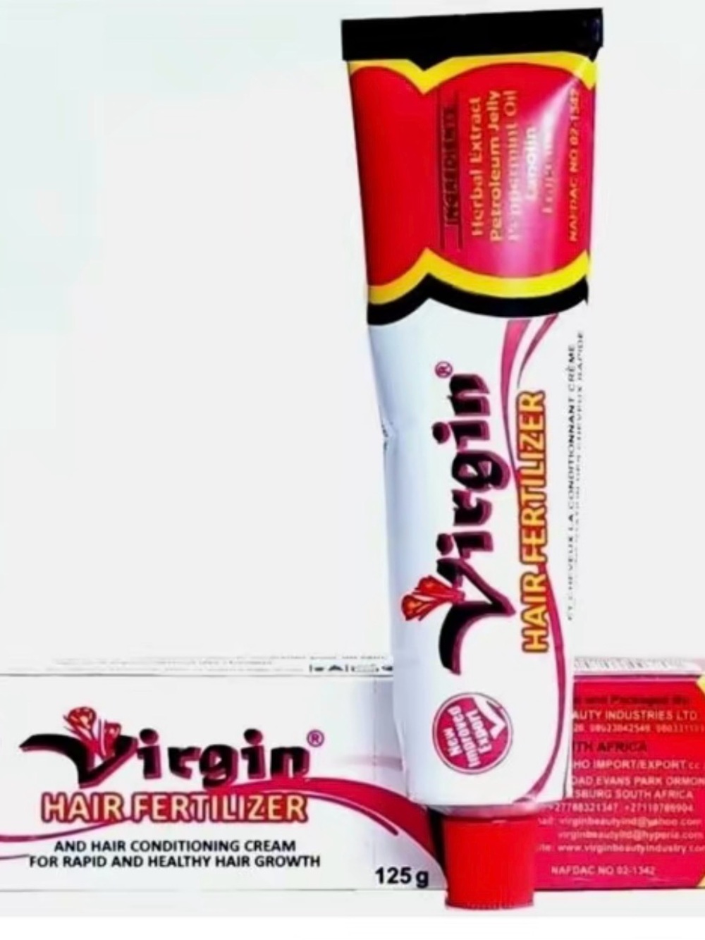 Hair Fertilizer Conditioning Cream - Red/White